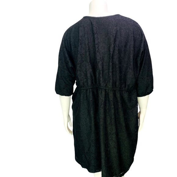 VTG NEW Torrid Kali Surplus Bubble Dress Black Lace Elastic Waist Size 3 | 3X - Picture 11 of 16